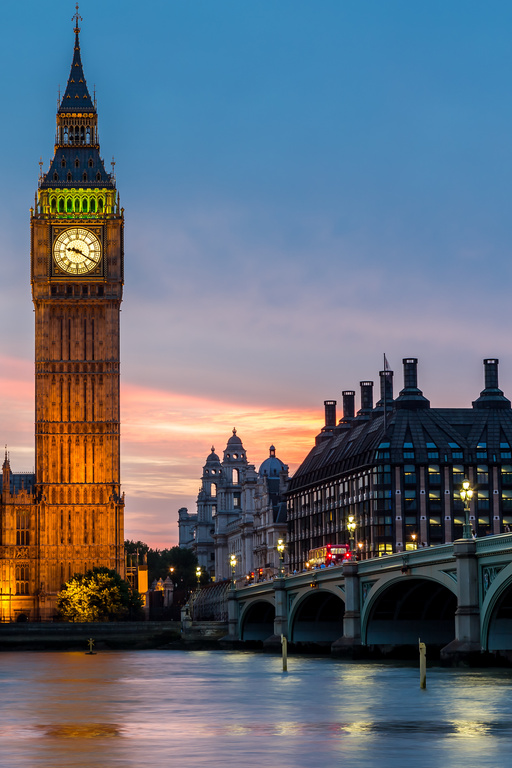 Westminsterbrücke und Westminsterpalast