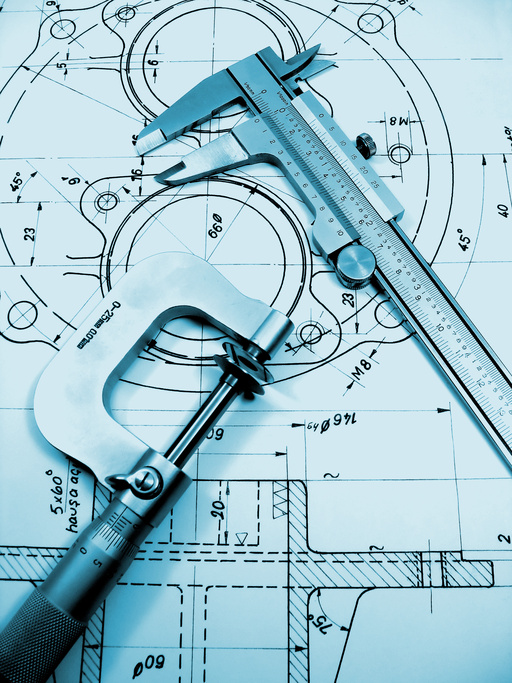 Engineering drawing with tools